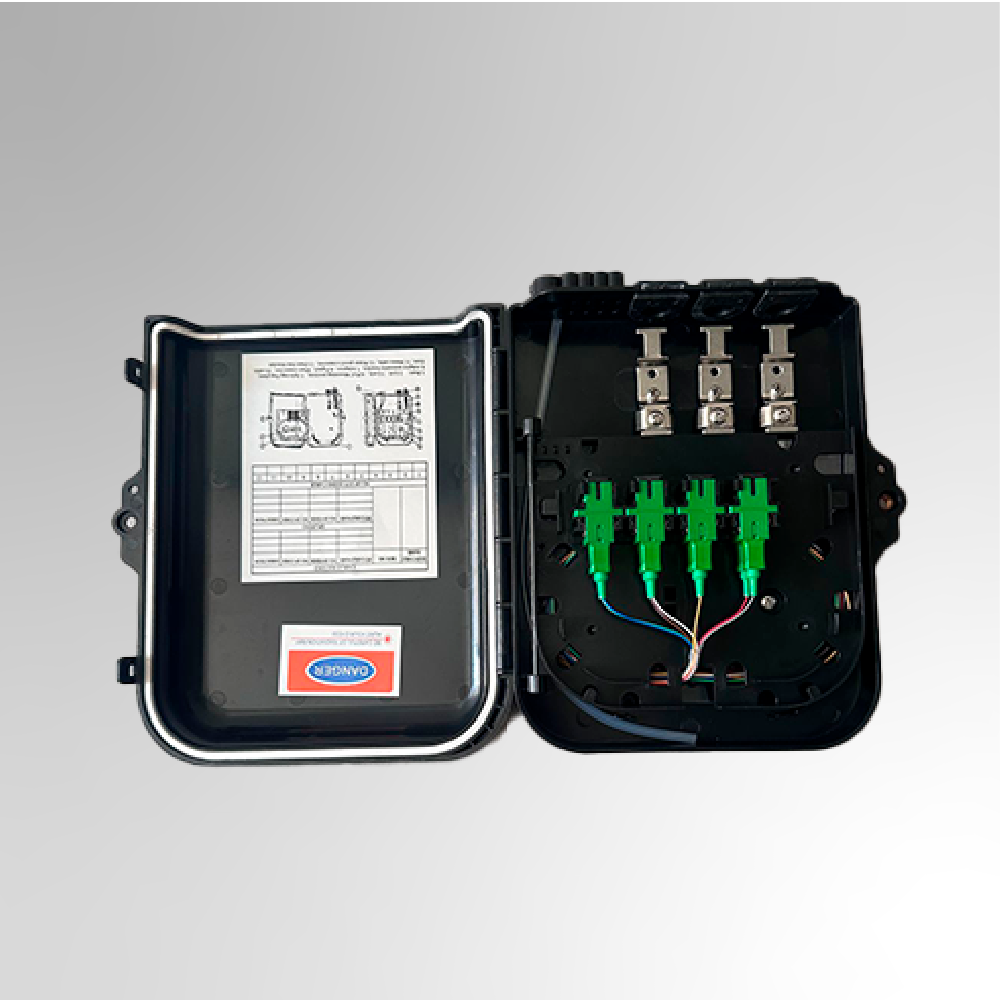 caja nap 1x8 con splitter 1x8 tipo libro caja nap 1x8 con splitter 1x8 tipo libro